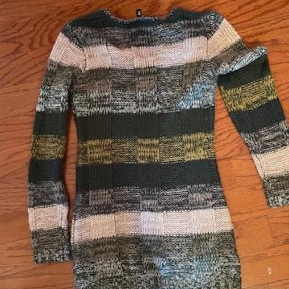 Ultra Flirt Colorblock Striped Sweater - Picture 2 of 10